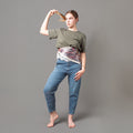 Jeans con foulard Camilla