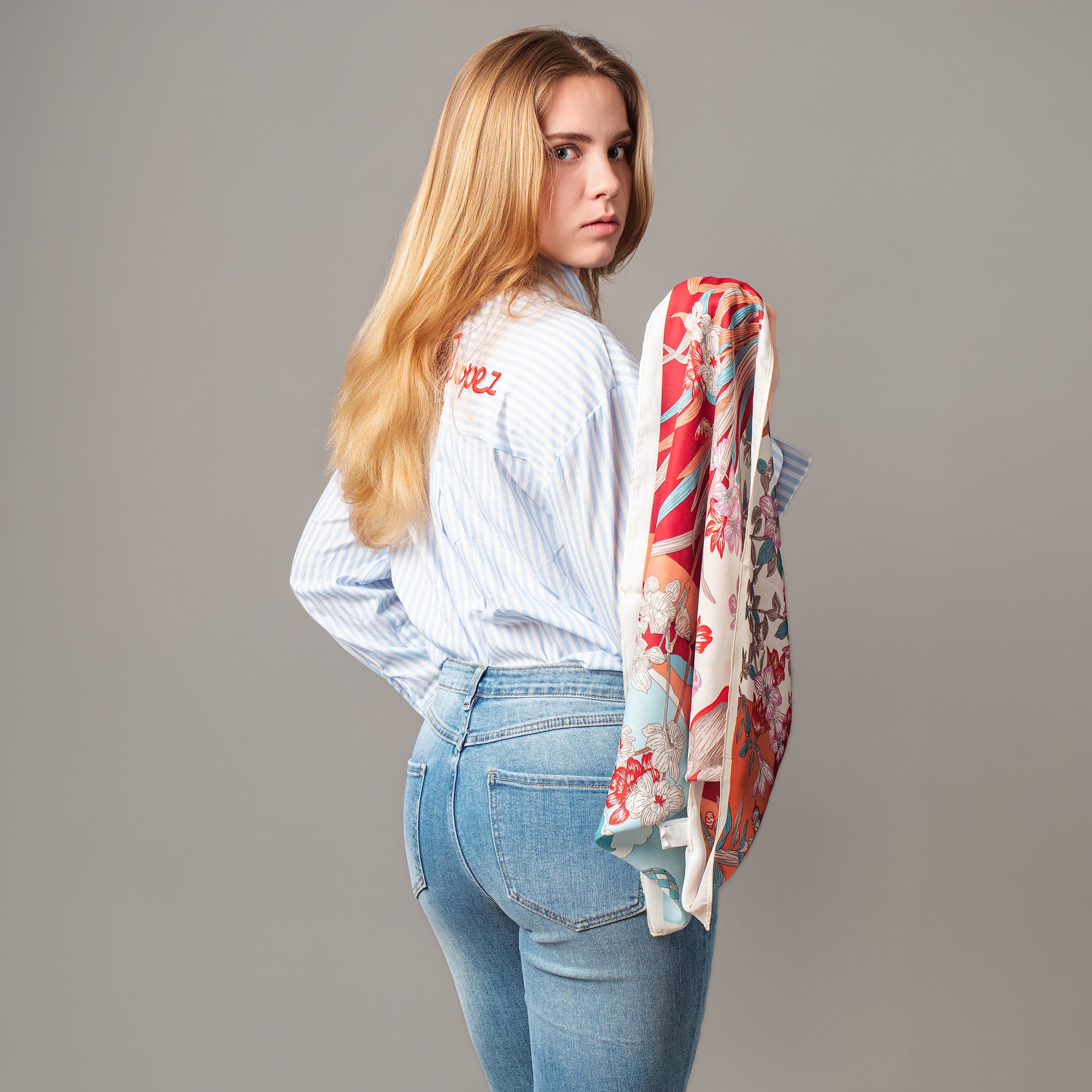 Jeans a zampa Tecla